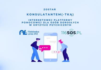 Zostań KONSULTANTEM(-TKĄ) na czacie w całodobowej Poradni On-Line 116sos.pl